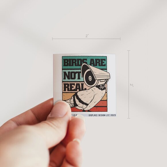 3pc - "Birds Are Not Real" Sticker Pack – Water Bottle, Tumbler, Laptop - Picture 3 of 8